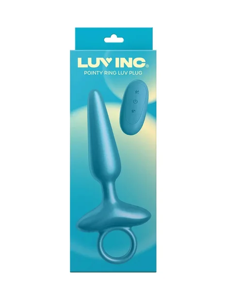 Luv Inc Pointy Ring Silicone Vibrating Anal Plug — image 4 of 4