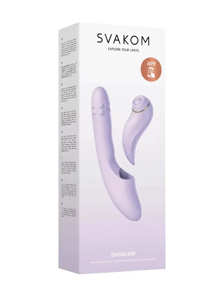 Svakom Duoglow Thrusting Vibrator With Pulsating Stimulator — image 8 of 8