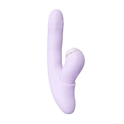 svakom duoglow thrusting vibrator with pulsating stimulator