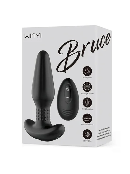 Winyi Bruce Vibrating Anal Plug With Rotating Beads — image 8 of 8