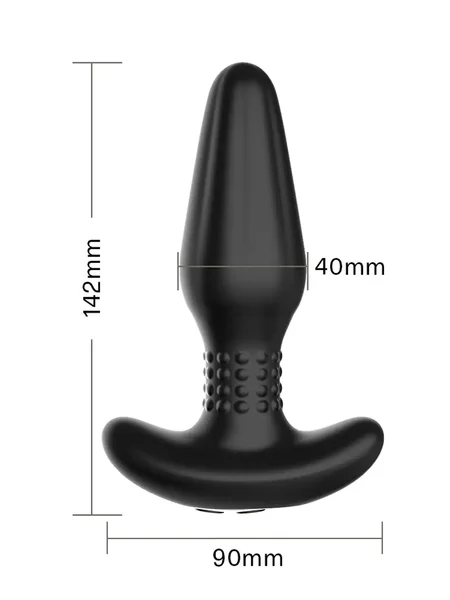Winyi Bruce Vibrating Anal Plug With Rotating Beads — image 7 of 8