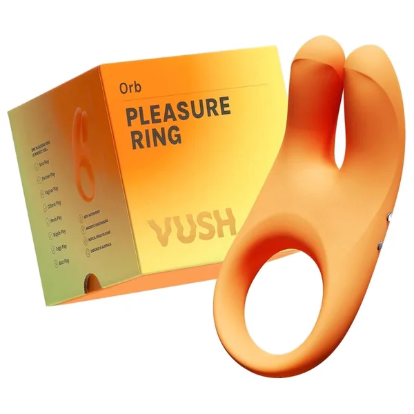 VUSH Orb Couples Silicone Vibrating Waterproof Pleasure Ring — image 2 of 7