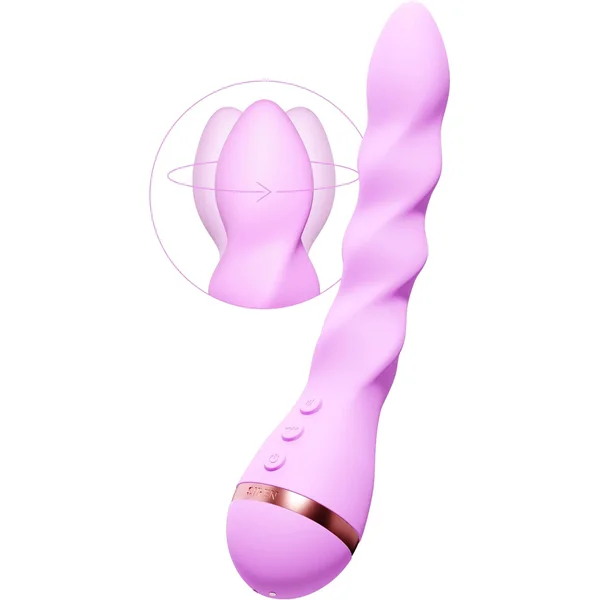 VUSH Siren Twist Silicone Rechargeable Waterproof Vibrator — image 6 of 12