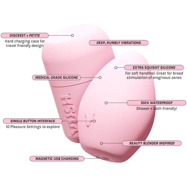 VUSH Plump Compact Silicone Waterproof Palm Vibrator — image 7 of 8