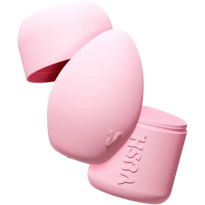 vush plump compact silicone waterproof palm vibrator