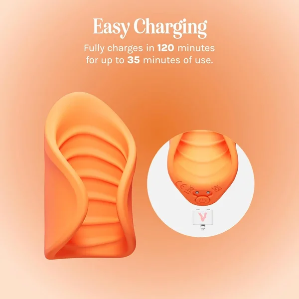 VUSH Sol Couples Silicone Vibrating Waterproof Penis Stroker — image 5 of 6