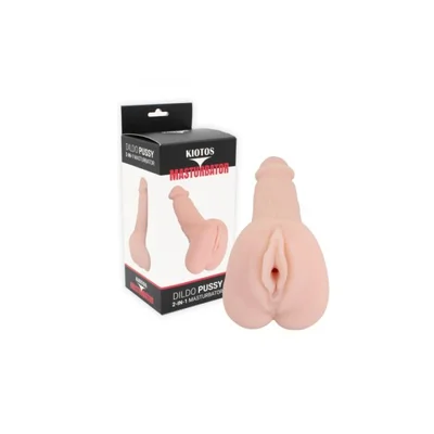 o products kiotos dildo pussy 2 in 1 masturbator