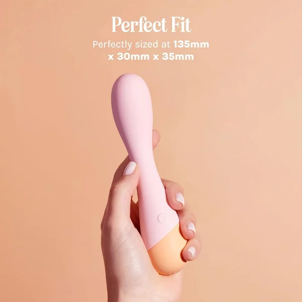 VUSH Peachy Silicone Rechargeable Waterproof G-Spot Vibrator — image 4 of 9