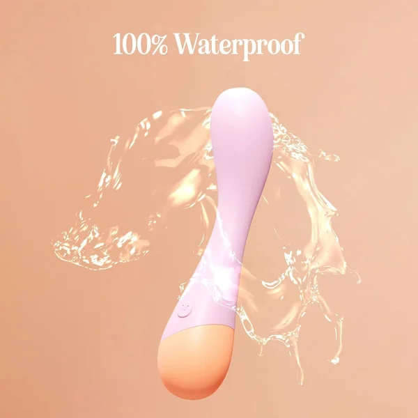 VUSH Peachy Silicone Rechargeable Waterproof G-Spot Vibrator — image 3 of 9