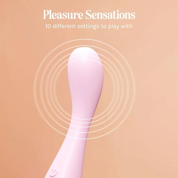 VUSH Peachy Silicone Rechargeable Waterproof G-Spot Vibrator — image 5 of 9