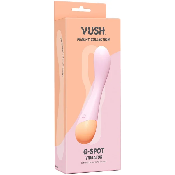 VUSH Peachy Silicone Rechargeable Waterproof G-Spot Vibrator — image 8 of 9