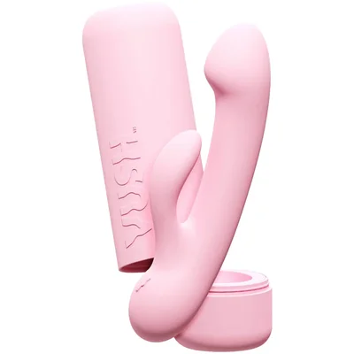 vush glow compact rabbit silicone waterproof dual stimulation vibrator