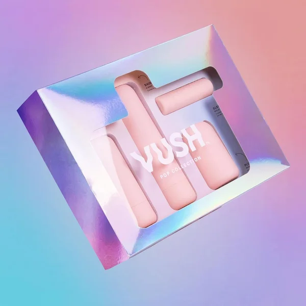 VUSH Glow Compact Rabbit Silicone Waterproof Dual Stimulation Vibrator — image 6 of 8