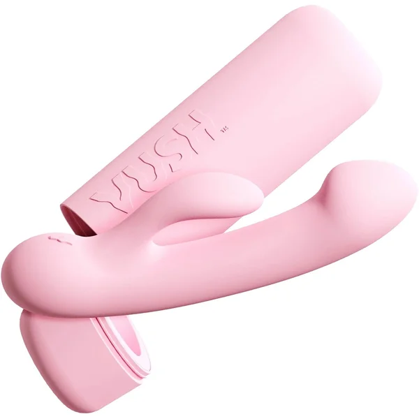 VUSH Glow Compact Rabbit Silicone Waterproof Dual Stimulation Vibrator — image 7 of 8