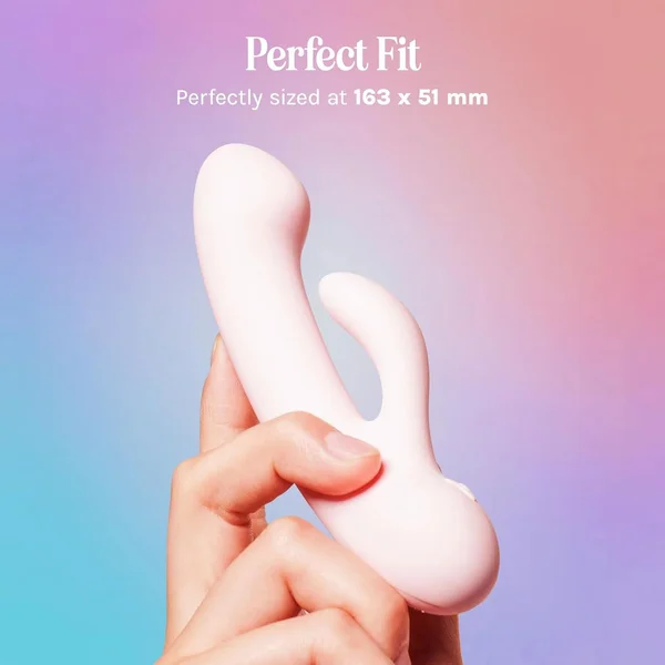 VUSH Glow Compact Rabbit Silicone Waterproof Dual Stimulation Vibrator — image 2 of 8