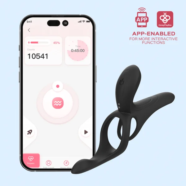 Honey Play Box Pleasure Pivot App-Enabled Couples Vibrator — image 3 of 8