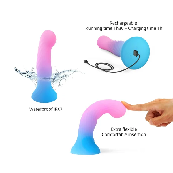 Candy Loop Light Up Silicone Dildo With Suction Cup Base By Love To Love — image 4 of 6