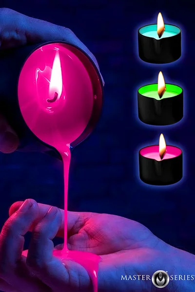 Master Series Wicked Wax Blacklight Reactive Drip Candle Set of 3 — image 14 of 18