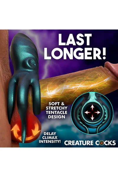 Creature Cocks Octo Grip 5.3" Remote Controlled Tentacle Couples Ring — image 5 of 6