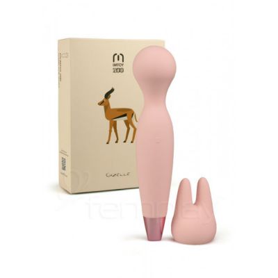 IMTOY Zoo Gazelle 2 Piece Rechargeable Massager with Detachable Head