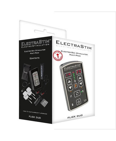 ElectraStim Flick Duo Stimulator Multi-Pack EM80-M Rechargeable Electrosex Set