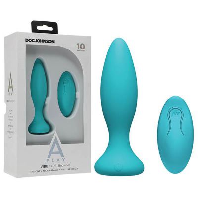 A Play Vibe Beginner Rechargeable Silicone Anal Plug