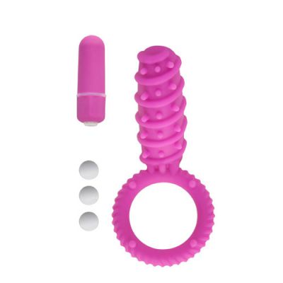 Simply silicone 10X love button ring