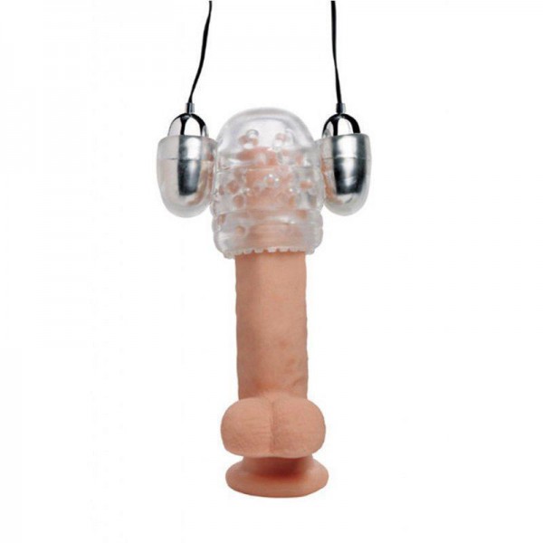 Dual Vibrating Penis Head Teaser