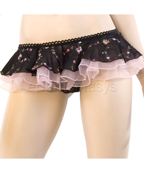 Rose bra and skirt set