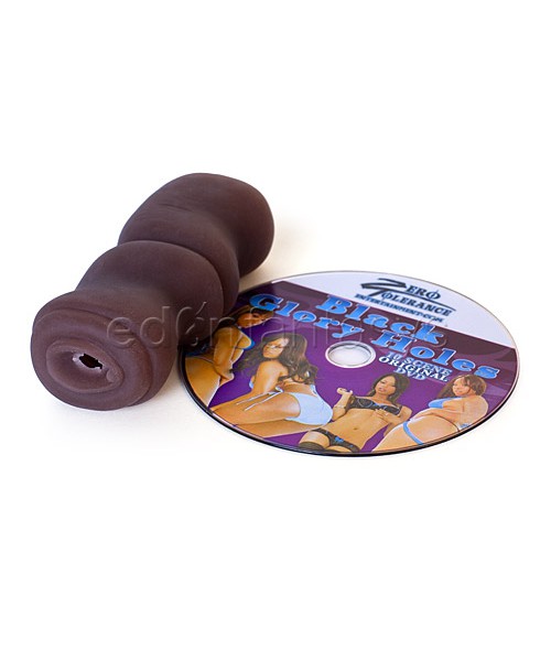 Black Glory Holes masturbator and dvd combo