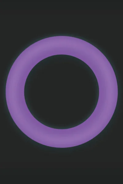 nsnovelties Glow-in-the-Dark Silicone Cock Ring — image 5 of 5