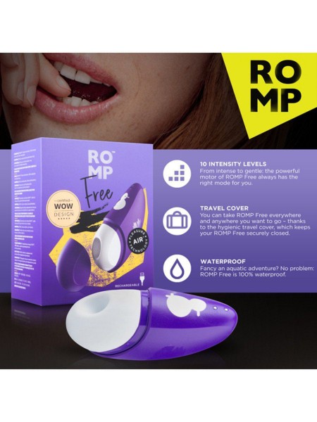 Romp Free Pleasure Air 4" Clitoral Stimulator