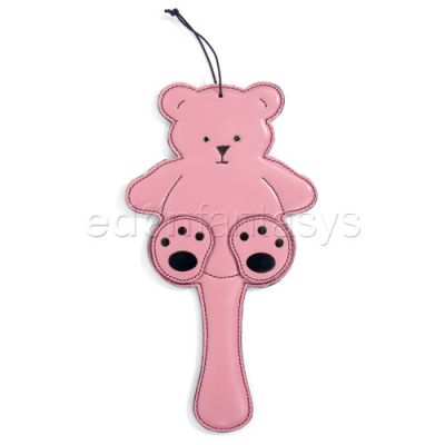 Teddy bear spank her