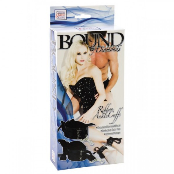 Bound By Diamonds - Ribbon Cuffs - Ankle