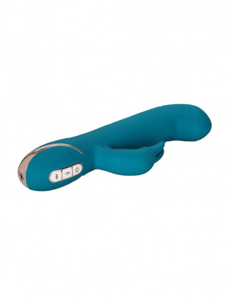 California Exotic 8.5" USB-Rechargeable Rocking Jack Rabbit Vibrator