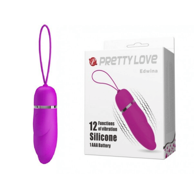 Pretty Love Edwina Vibrating Egg Purple