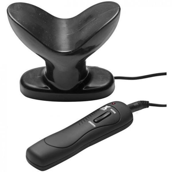 Master Series Ass Anchor Anal Plug - 10 Function Black