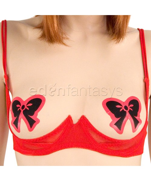 Bustless bra and panty