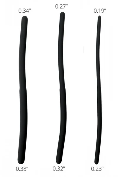 Mistress by Isabella Sinclaire Silicone Urethral Sound Trainer Set (3 Pce) — image 7 of 15