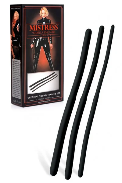 Mistress by Isabella Sinclaire Silicone Urethral Sound Trainer Set (3 Pce) — image 11 of 15