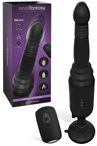Pipedream 12" Warming & Vibrating Silicone Anal Thruster with Remote — image 7 of 9