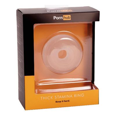 Pornhub Official Collection Thick Stamina Ring Clear