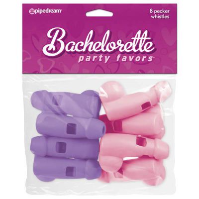 Bachelorette Party Favors 8 Pecker Whistles