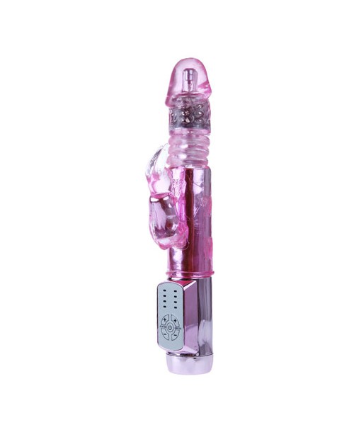 Rechargeable throbbing petite bunny