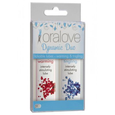 Oralove Sensations Oral Lubricant 2 Pack Warming and Tingling