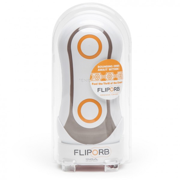 TENGA FLIP ORB Orange Crash Male Masturbator