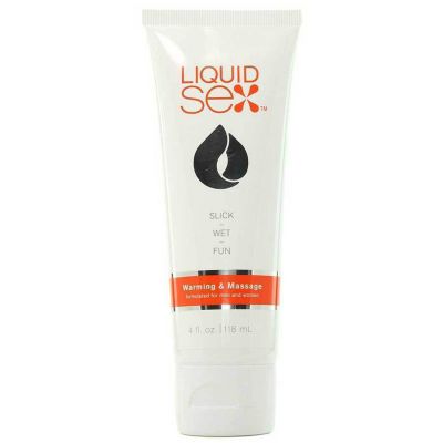 Liquid Sex Warming Massage Lube Water Based Lubricant 4 oz