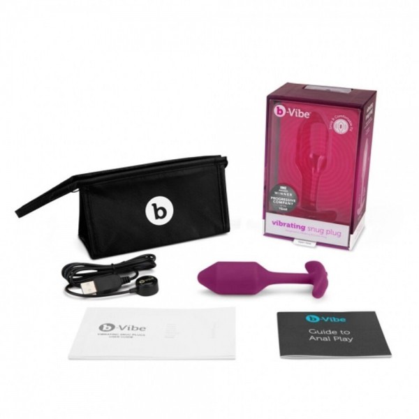 B-Vibe B-Vibe Vibrating Snug Plug-Rose M