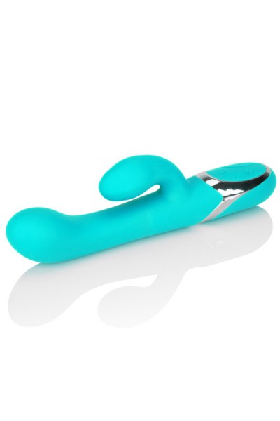 California Exotic Rotating Beaded USB-Rechargeable Silicone Rabbit vibrator