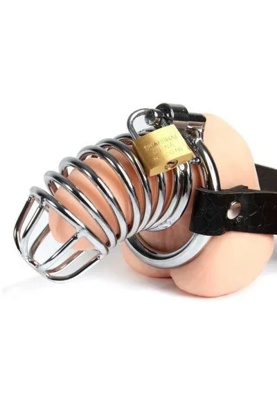 Pipedream Steel Cock Cage With Lock & Chastity Belt